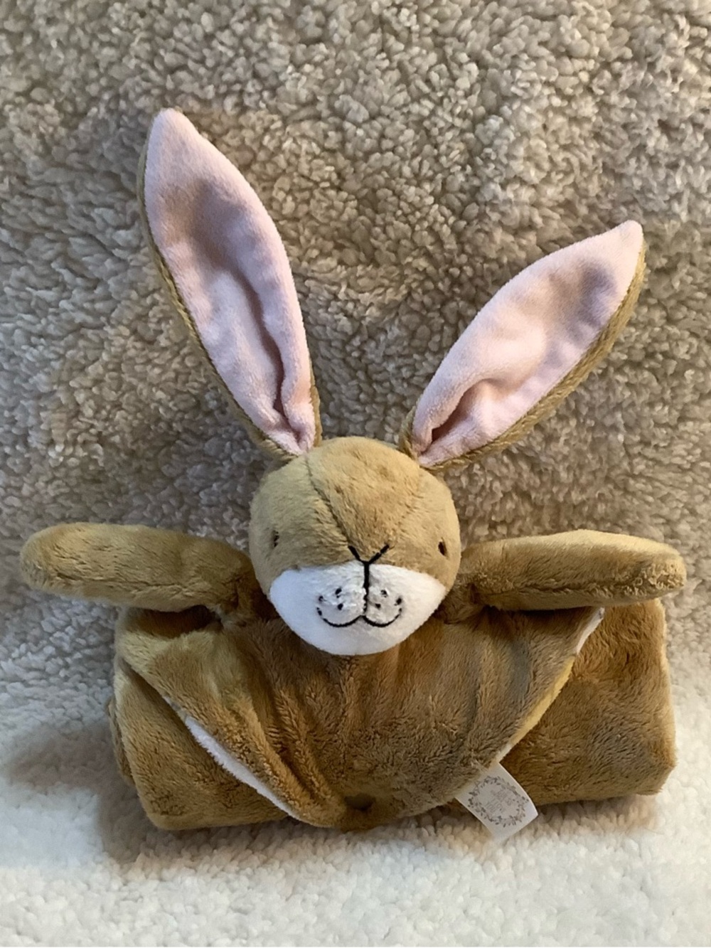Rainbow Designs Guess How Much I Love You Plush Bunny Lovey Stuffed Animal Toy